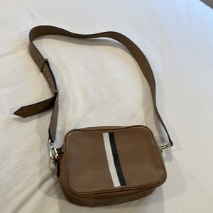 Leatherology Crossbody Bag with Double Zipper
